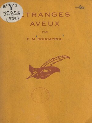cover image of Étranges aveux